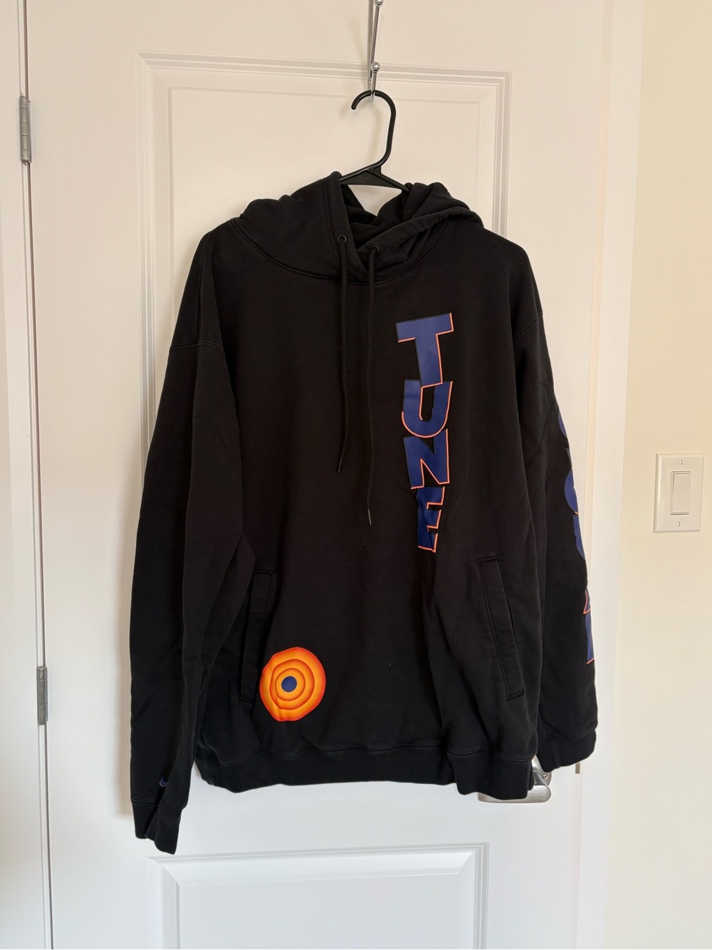 Nike Black Crewneck Hoodie Looney Tune - Men